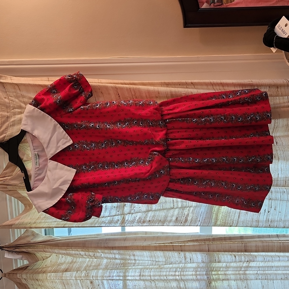 Girls vintage collared dress - 5/6/7